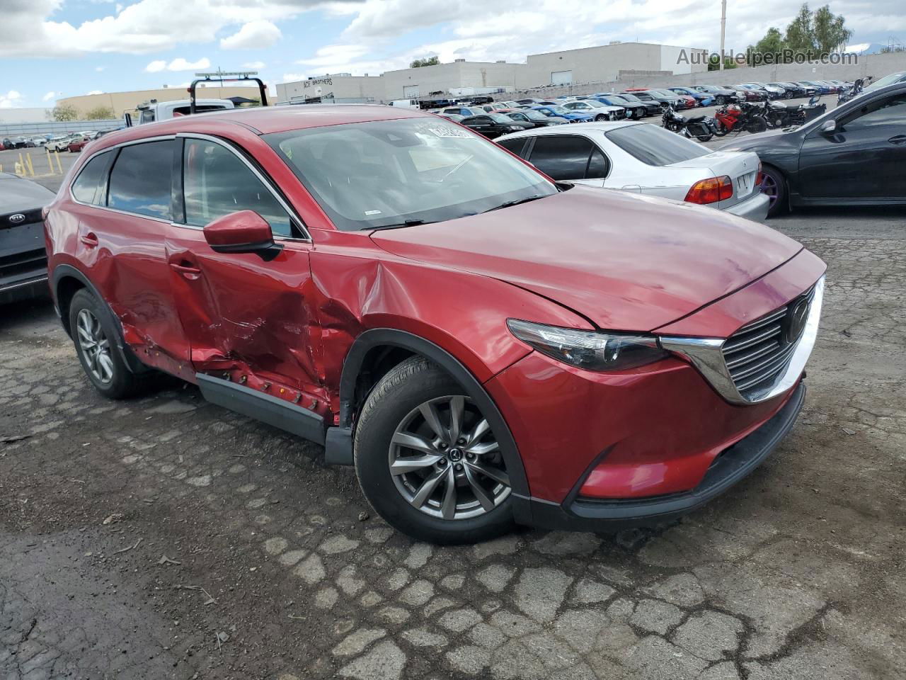 2018 Mazda Cx-9 Touring Red vin: JM3TCBCYXJ0211054