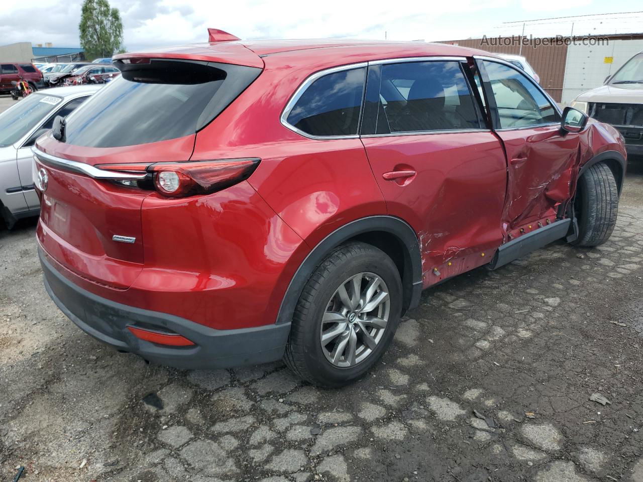 2018 Mazda Cx-9 Touring Red vin: JM3TCBCYXJ0211054