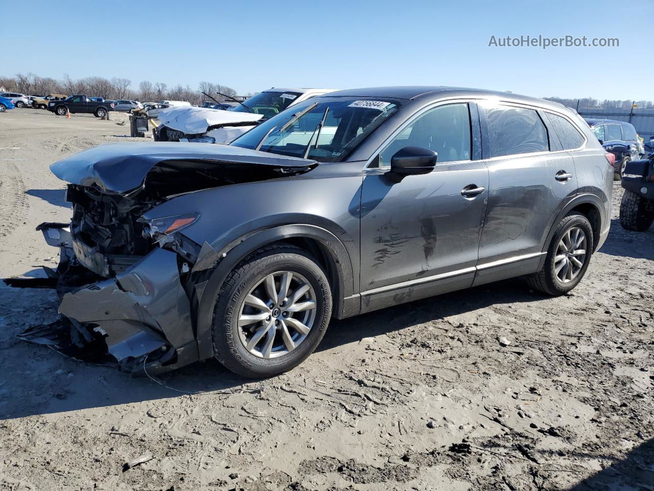 2018 Mazda Cx-9 Touring Charcoal vin: JM3TCBCYXJ0234866