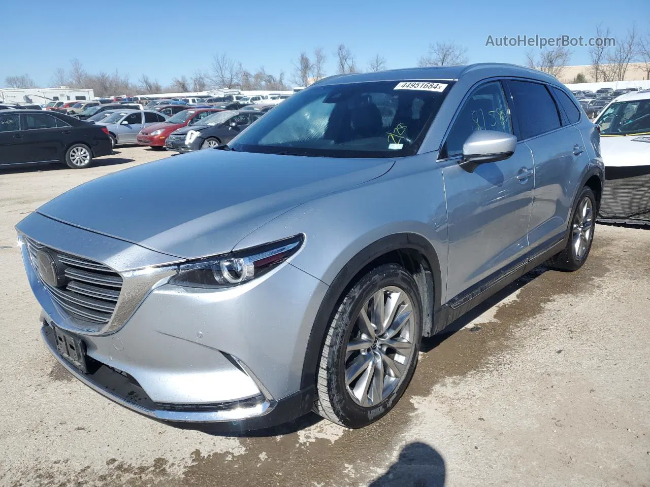 2018 Mazda Cx-9 Grand Touring Silver vin: JM3TCBDY1J0228517