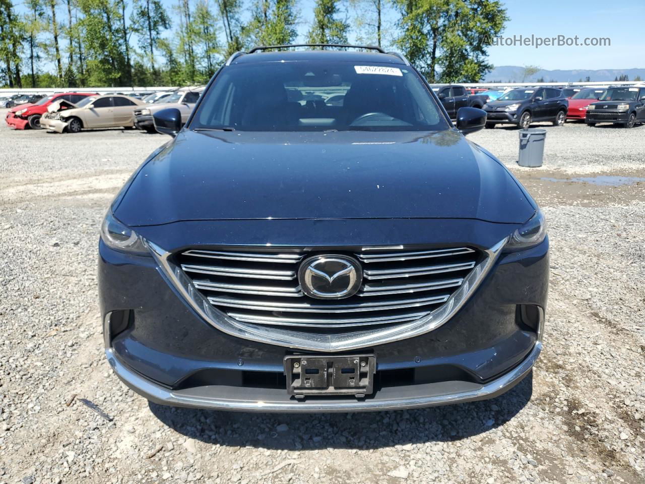 2018 Mazda Cx-9 Grand Touring Синий vin: JM3TCBDY2J0202542