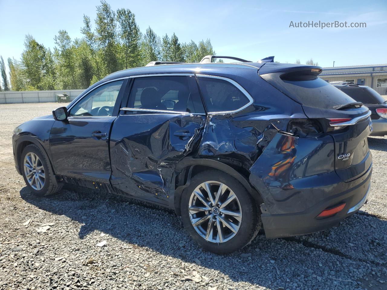 2018 Mazda Cx-9 Grand Touring Blue vin: JM3TCBDY2J0202542