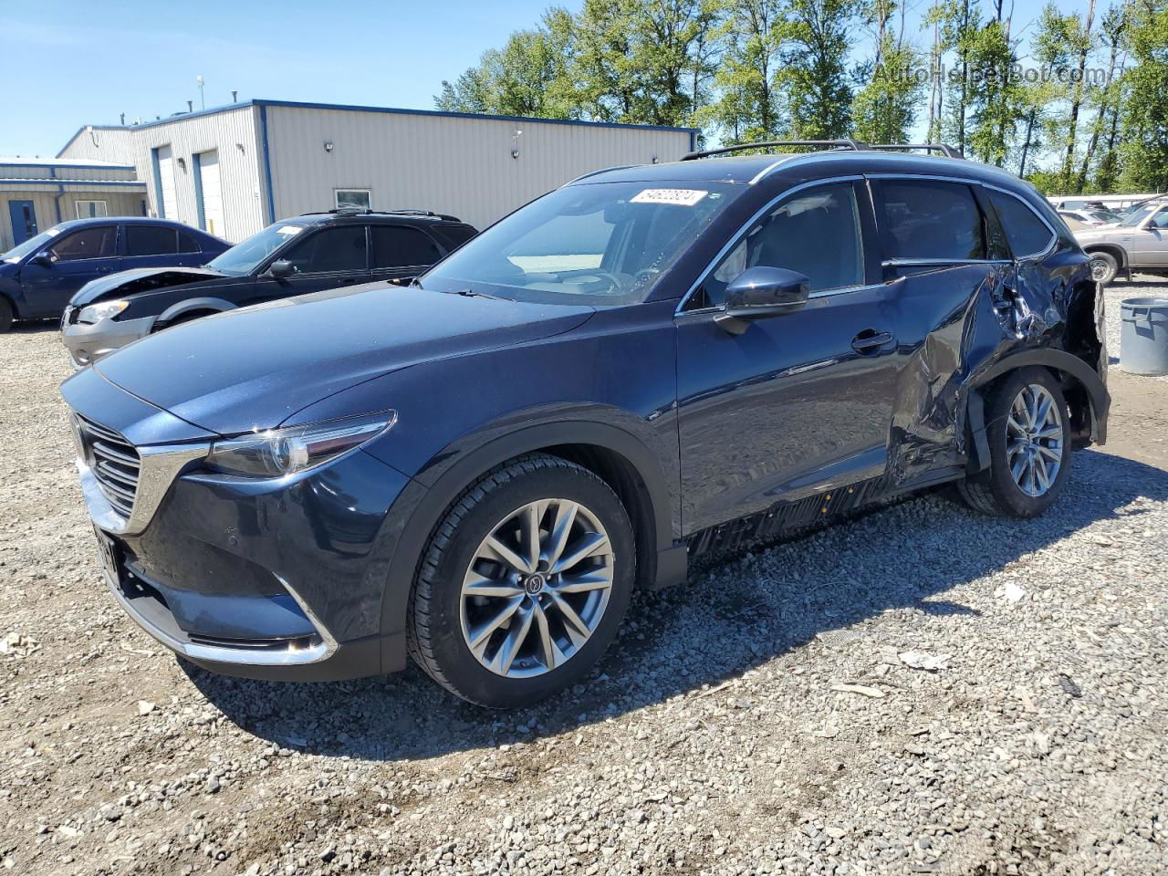 2018 Mazda Cx-9 Grand Touring Blue vin: JM3TCBDY2J0202542