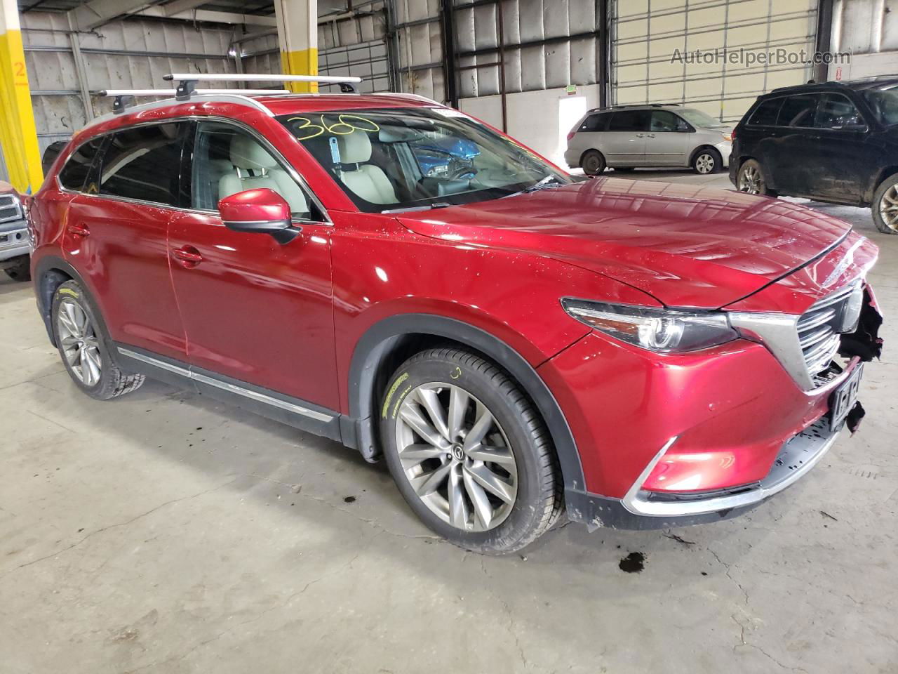 2018 Mazda Cx-9 Grand Touring Burgundy vin: JM3TCBDY2J0220832