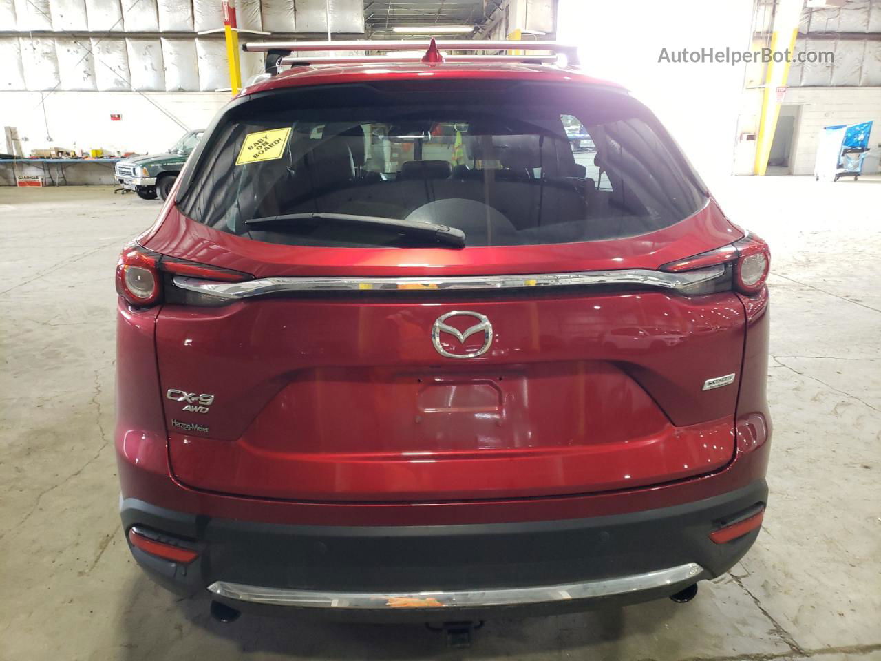 2018 Mazda Cx-9 Grand Touring Burgundy vin: JM3TCBDY2J0220832