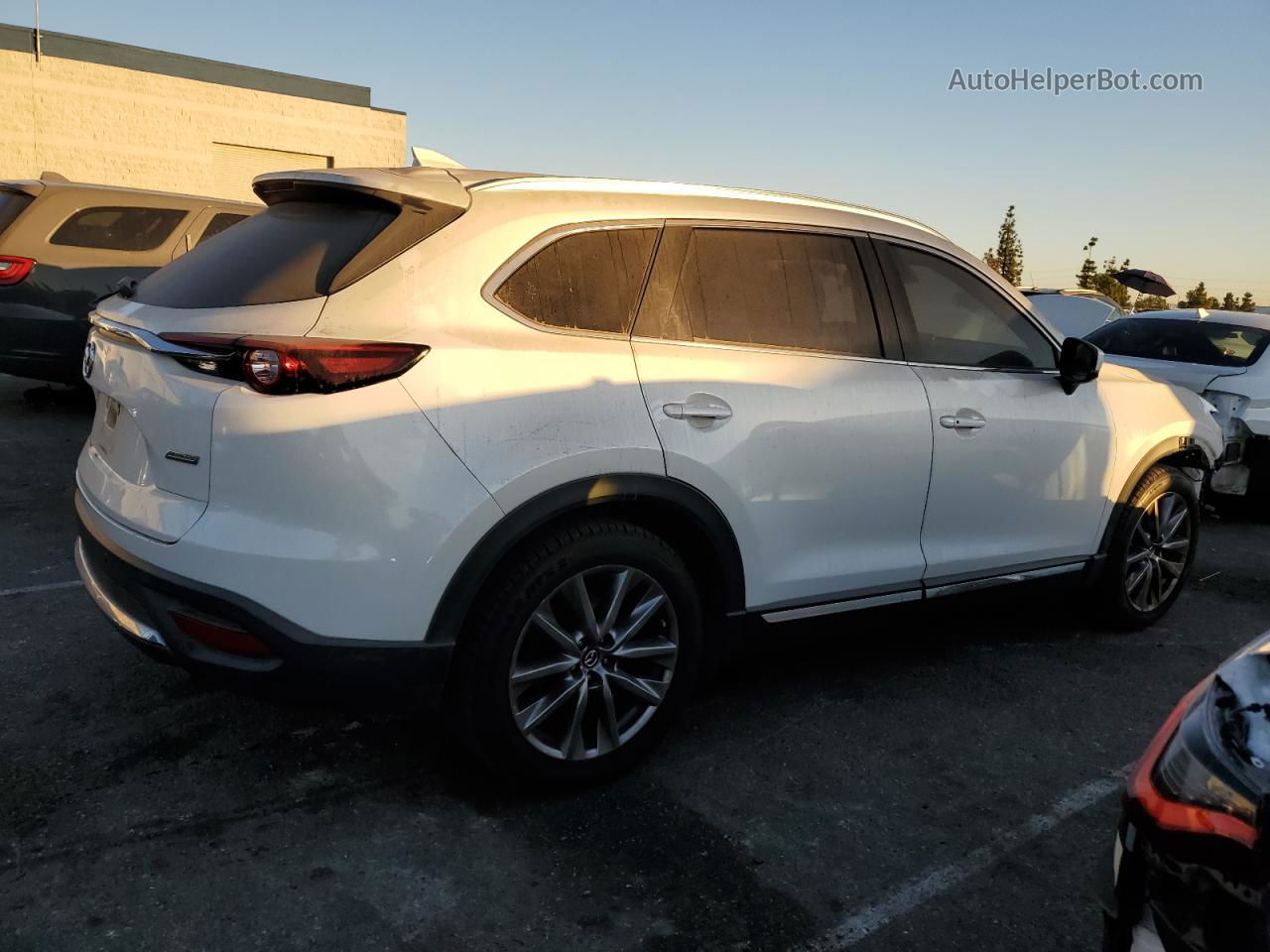 2018 Mazda Cx-9 Grand Touring White vin: JM3TCBDY3J0207376