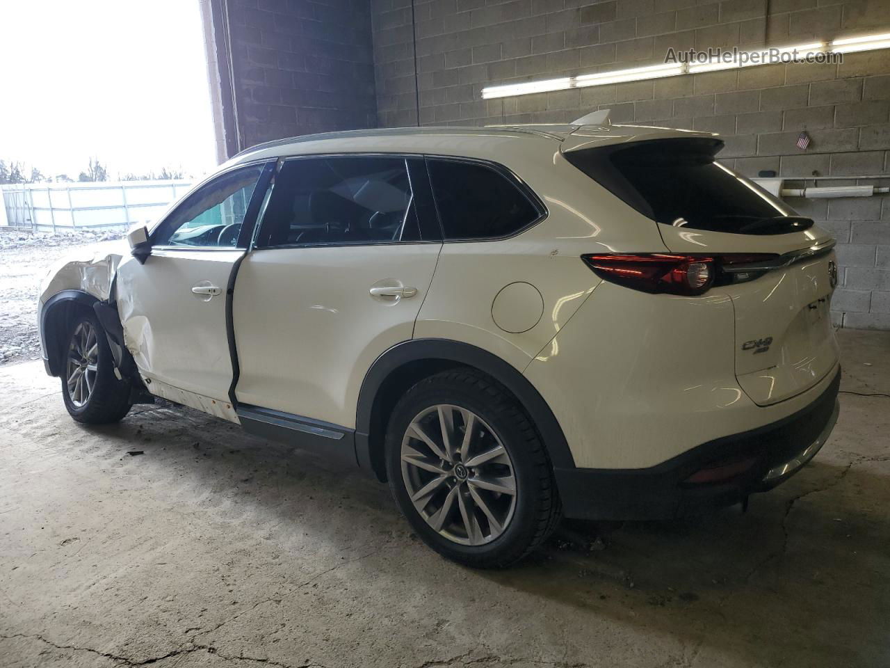 2018 Mazda Cx-9 Grand Touring White vin: JM3TCBDY4J0210657