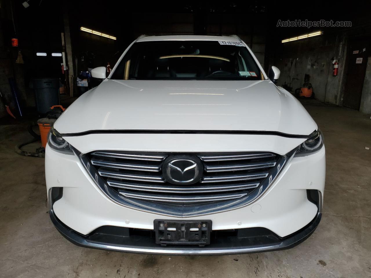 2018 Mazda Cx-9 Grand Touring White vin: JM3TCBDY4J0210657