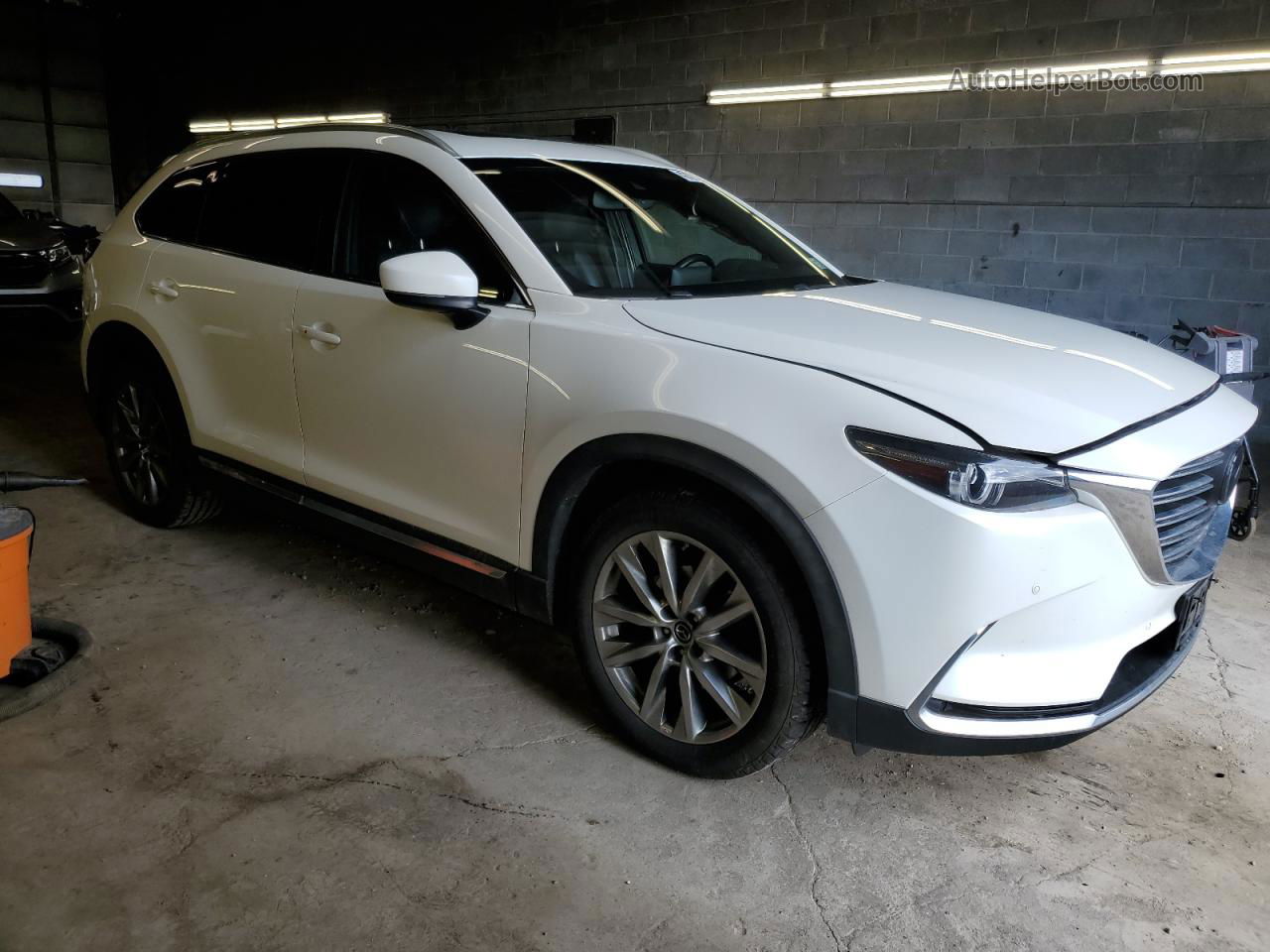 2018 Mazda Cx-9 Grand Touring White vin: JM3TCBDY4J0210657