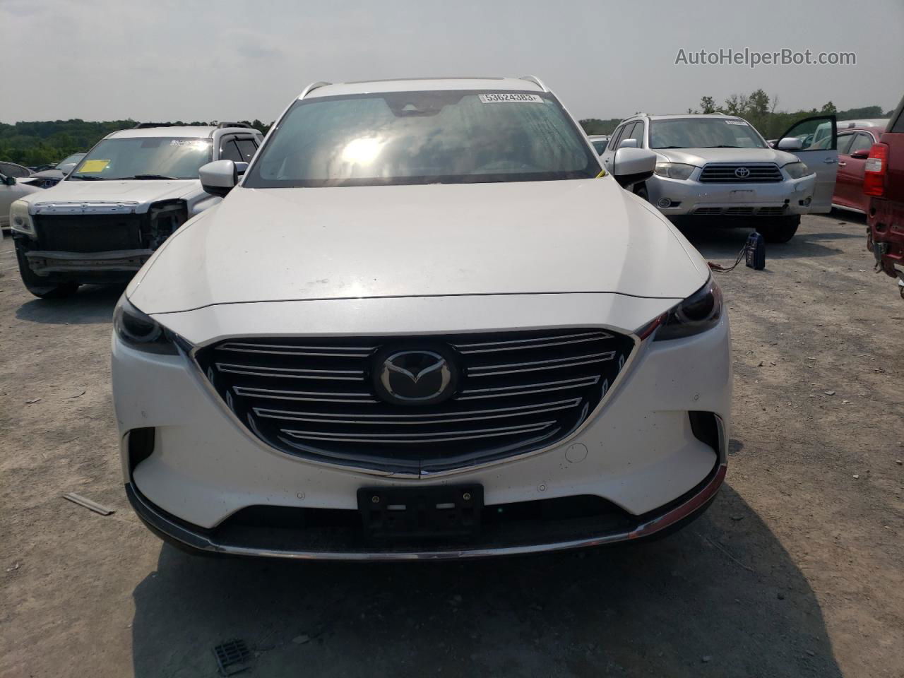 2018 Mazda Cx-9 Grand Touring White vin: JM3TCBDY5J0201188