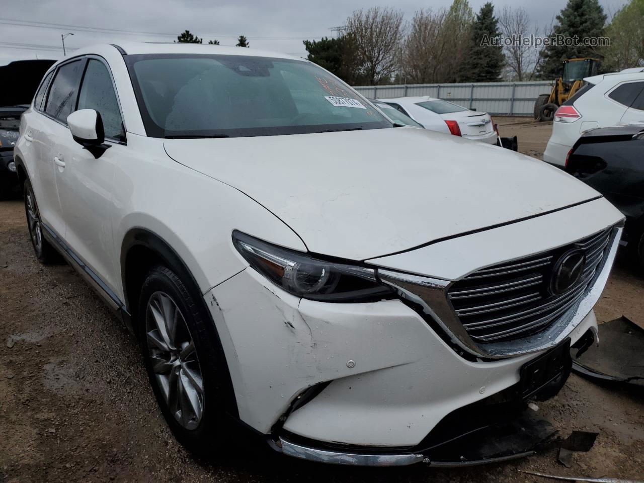 2018 Mazda Cx-9 Grand Touring White vin: JM3TCBDY5J0224132