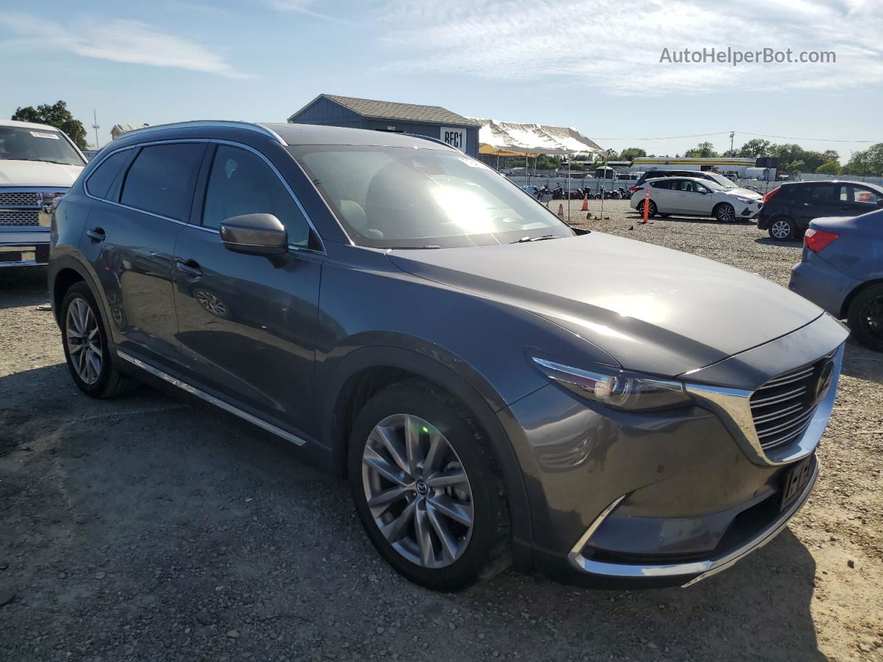 2018 Mazda Cx-9 Grand Touring Charcoal vin: JM3TCBDY6J0201202