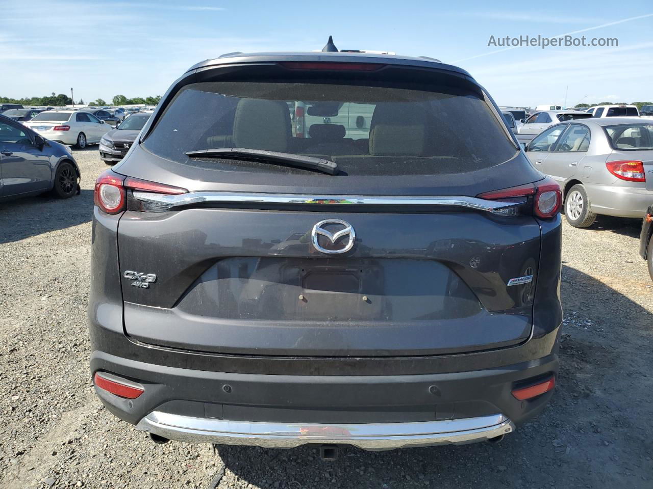 2018 Mazda Cx-9 Grand Touring Charcoal vin: JM3TCBDY6J0201202