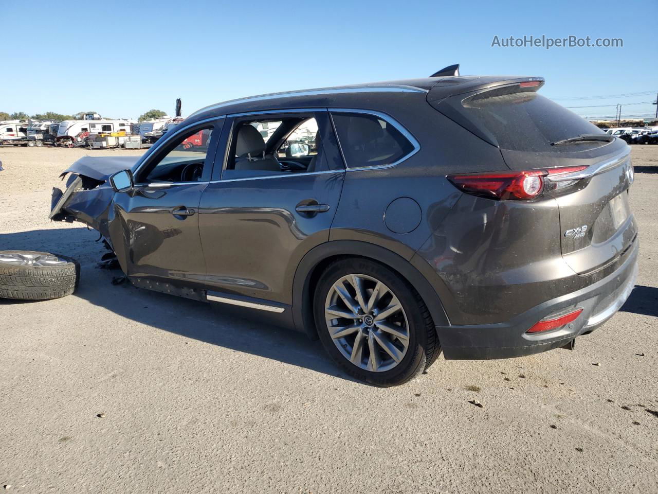 2018 Mazda Cx-9 Grand Touring Black vin: JM3TCBDY7J0214136