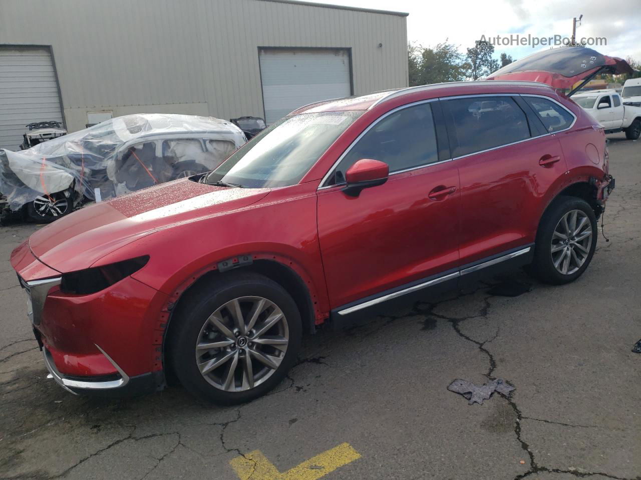 2018 Mazda Cx-9 Grand Touring Red vin: JM3TCBDY8J0201637