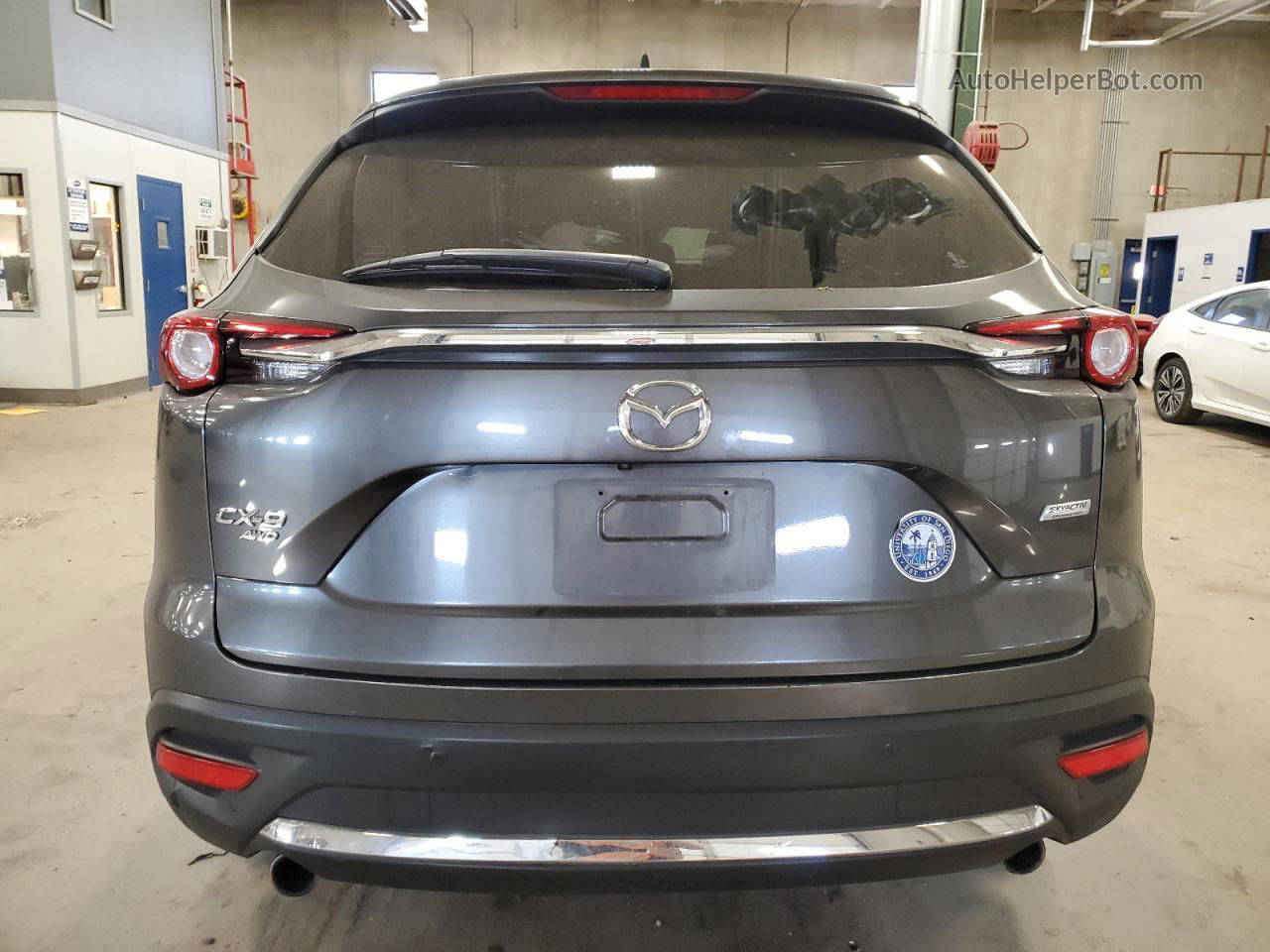 2018 Mazda Cx-9 Grand Touring Gray vin: JM3TCBDY8J0208135