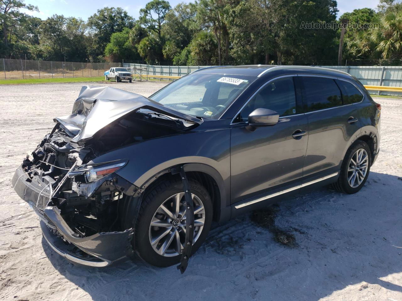 2018 Mazda Cx-9 Grand Touring Gray vin: JM3TCBDY9J0209228