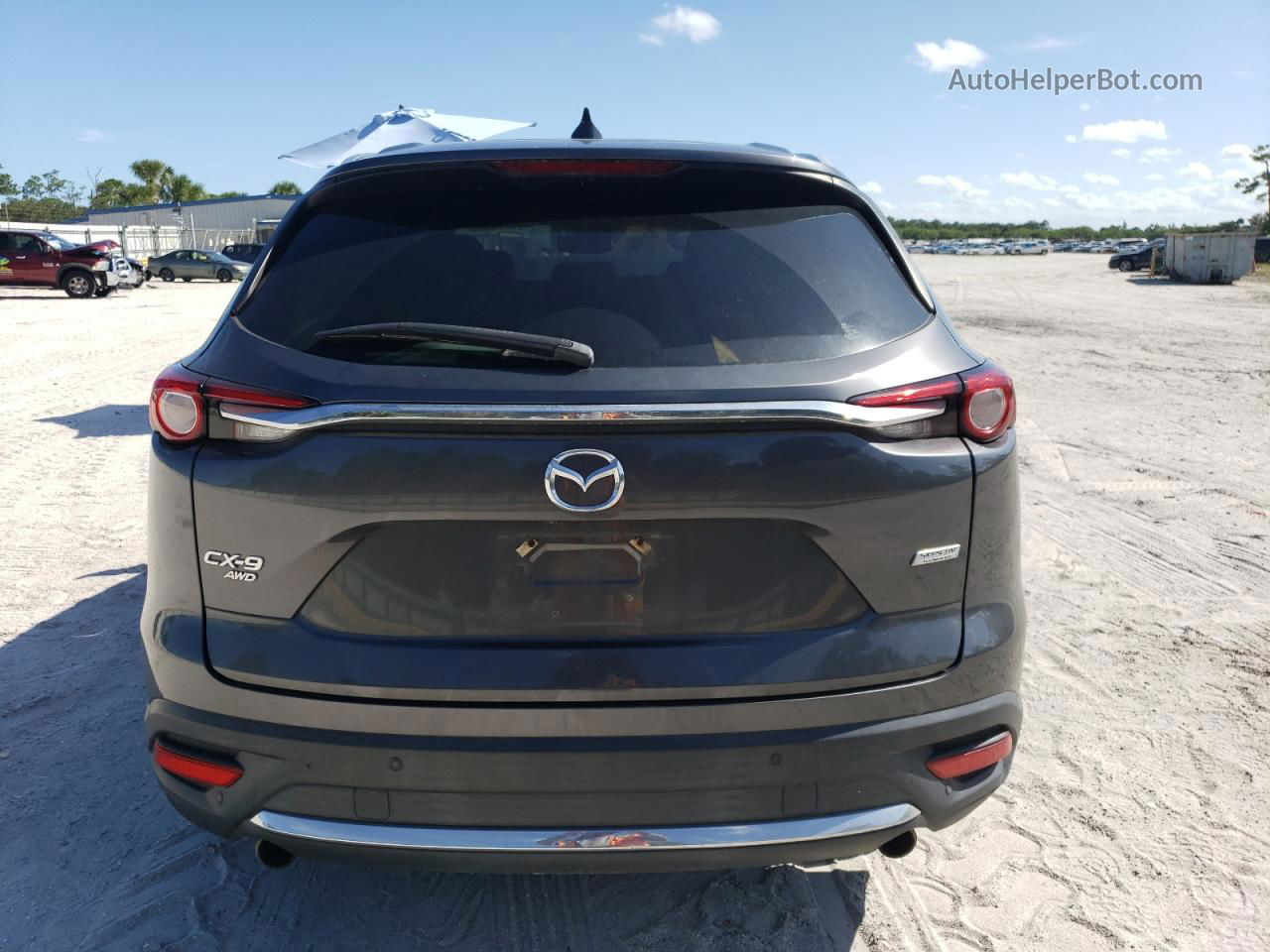 2018 Mazda Cx-9 Grand Touring Gray vin: JM3TCBDY9J0209228