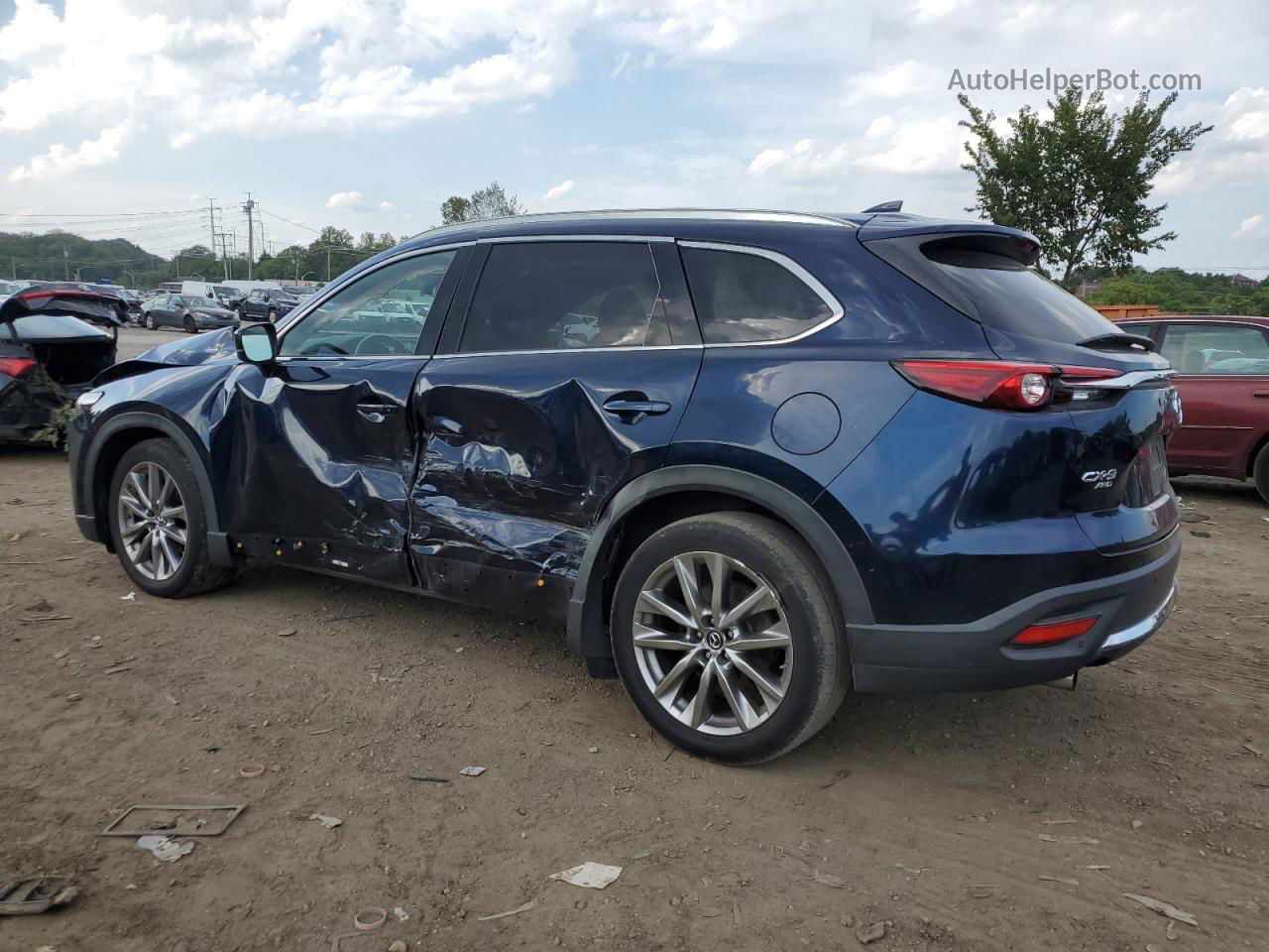 2018 Mazda Cx-9 Grand Touring Blue vin: JM3TCBDYXJ0203339