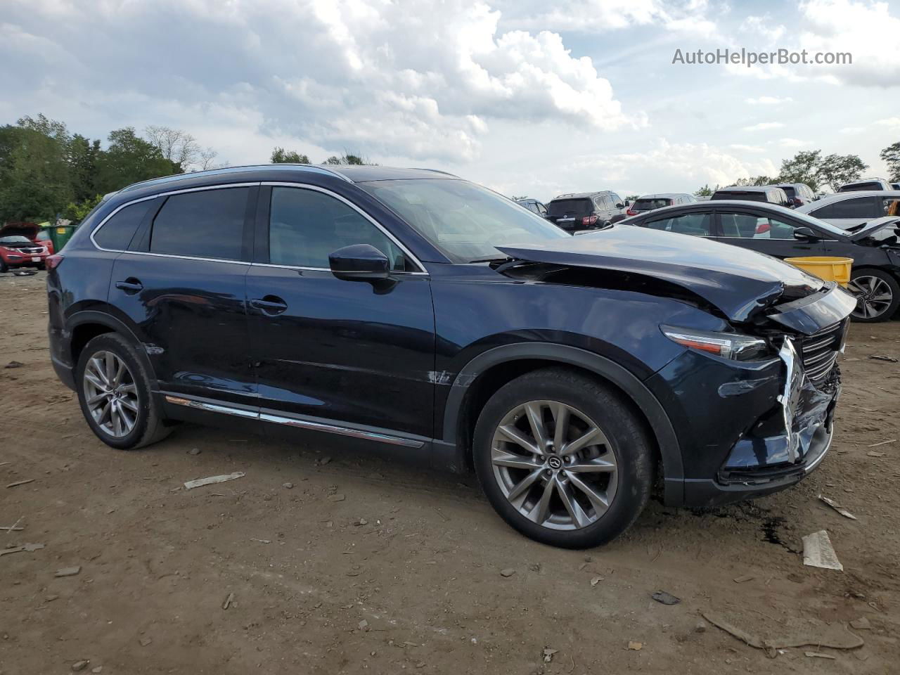 2018 Mazda Cx-9 Grand Touring Blue vin: JM3TCBDYXJ0203339