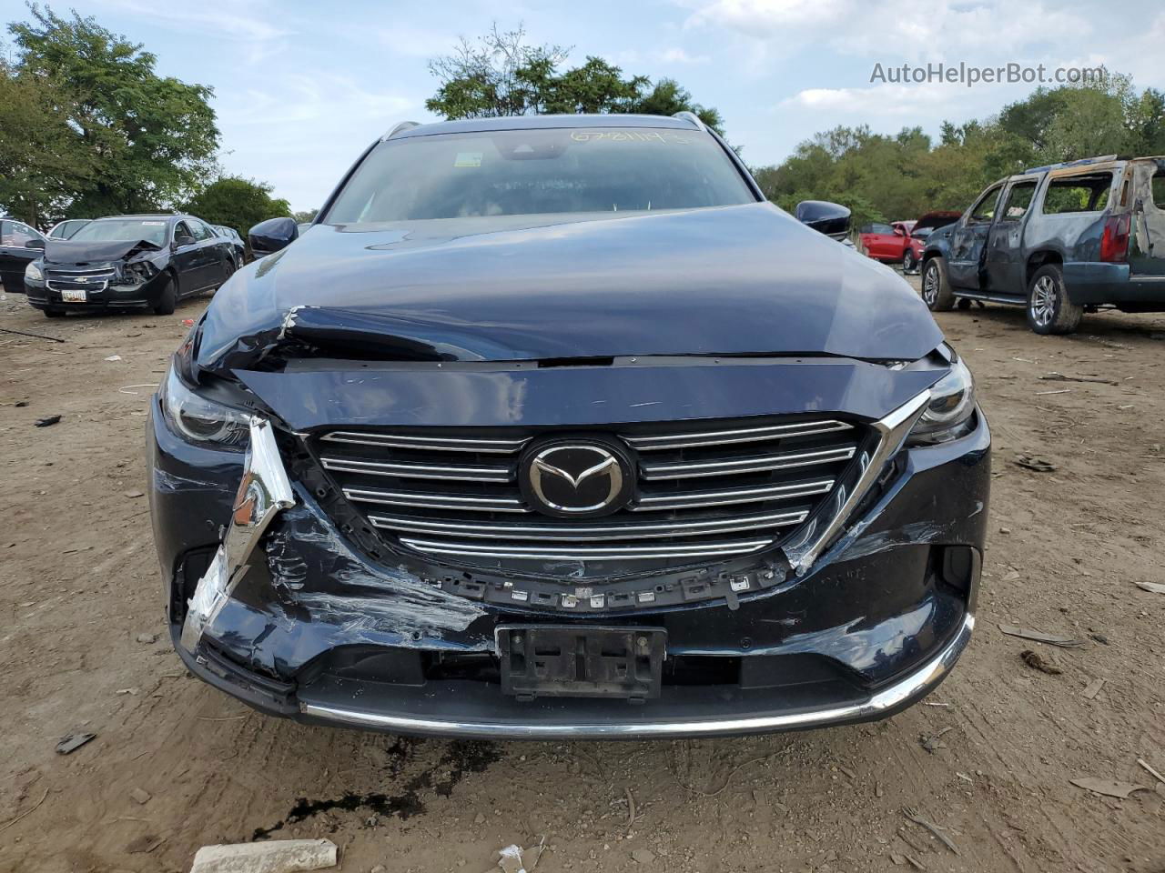 2018 Mazda Cx-9 Grand Touring Blue vin: JM3TCBDYXJ0203339