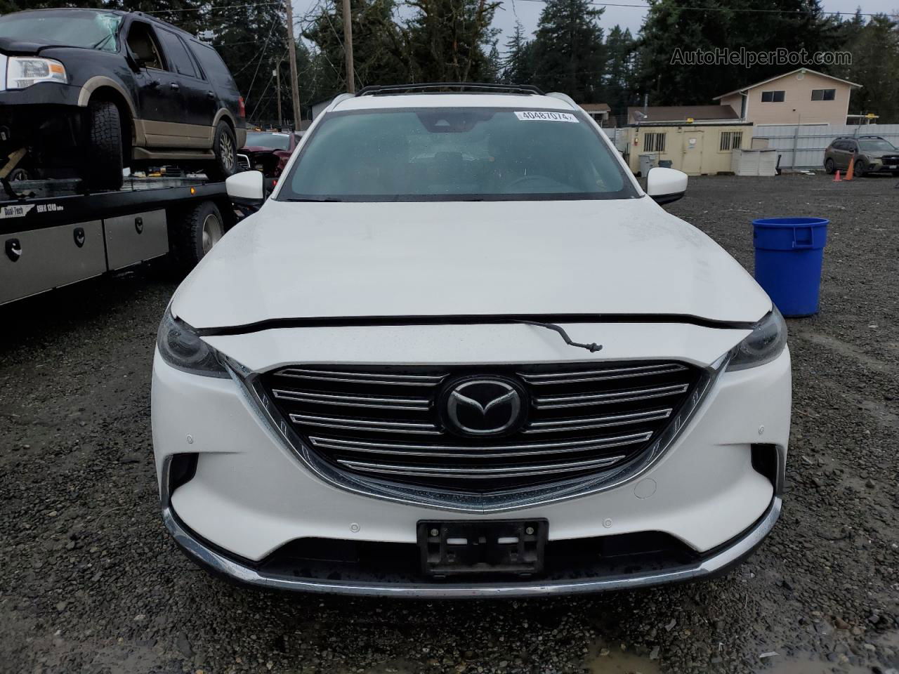 2018 Mazda Cx-9 Signature White vin: JM3TCBEY0J0214025