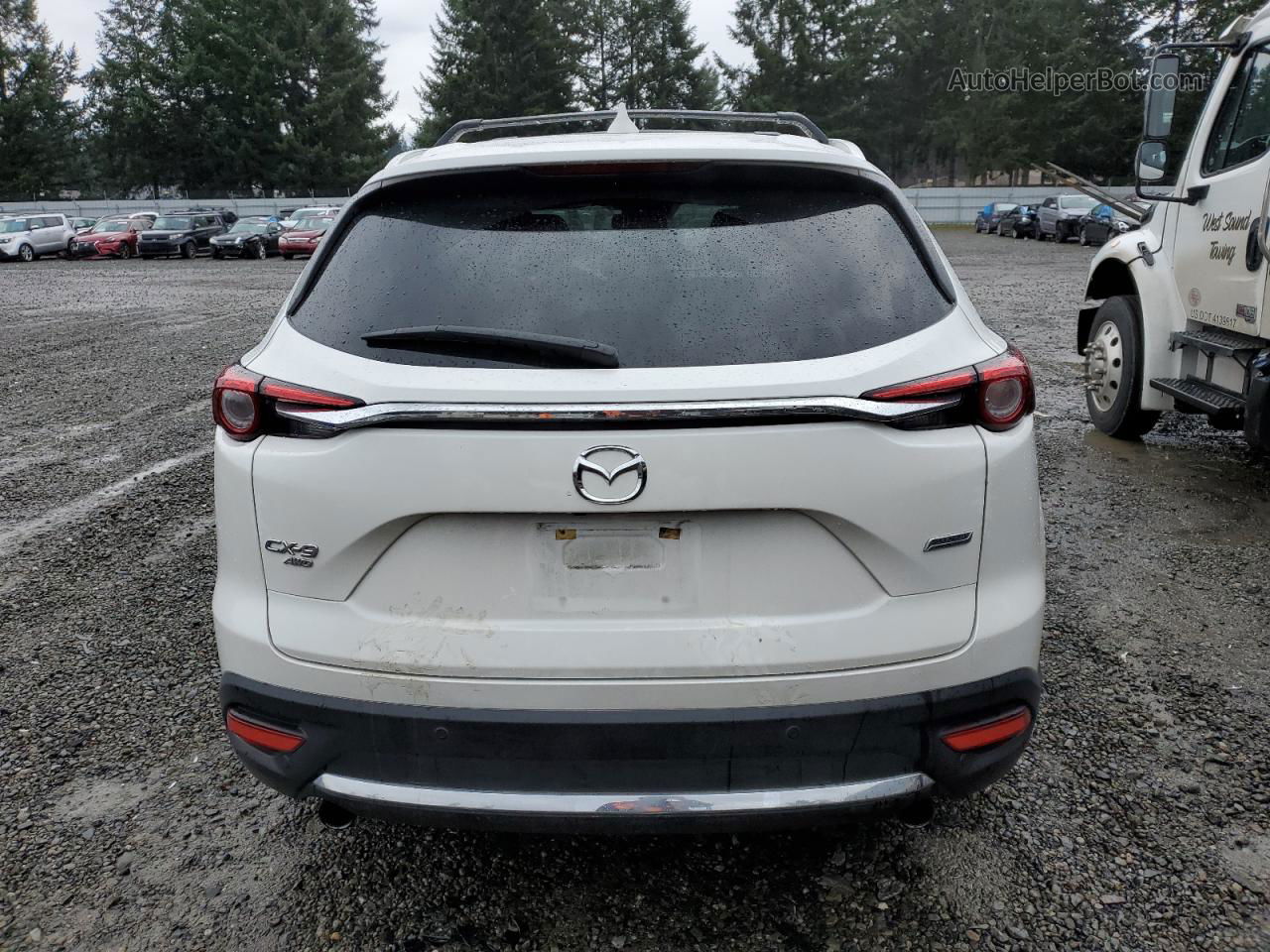 2018 Mazda Cx-9 Signature White vin: JM3TCBEY0J0214025