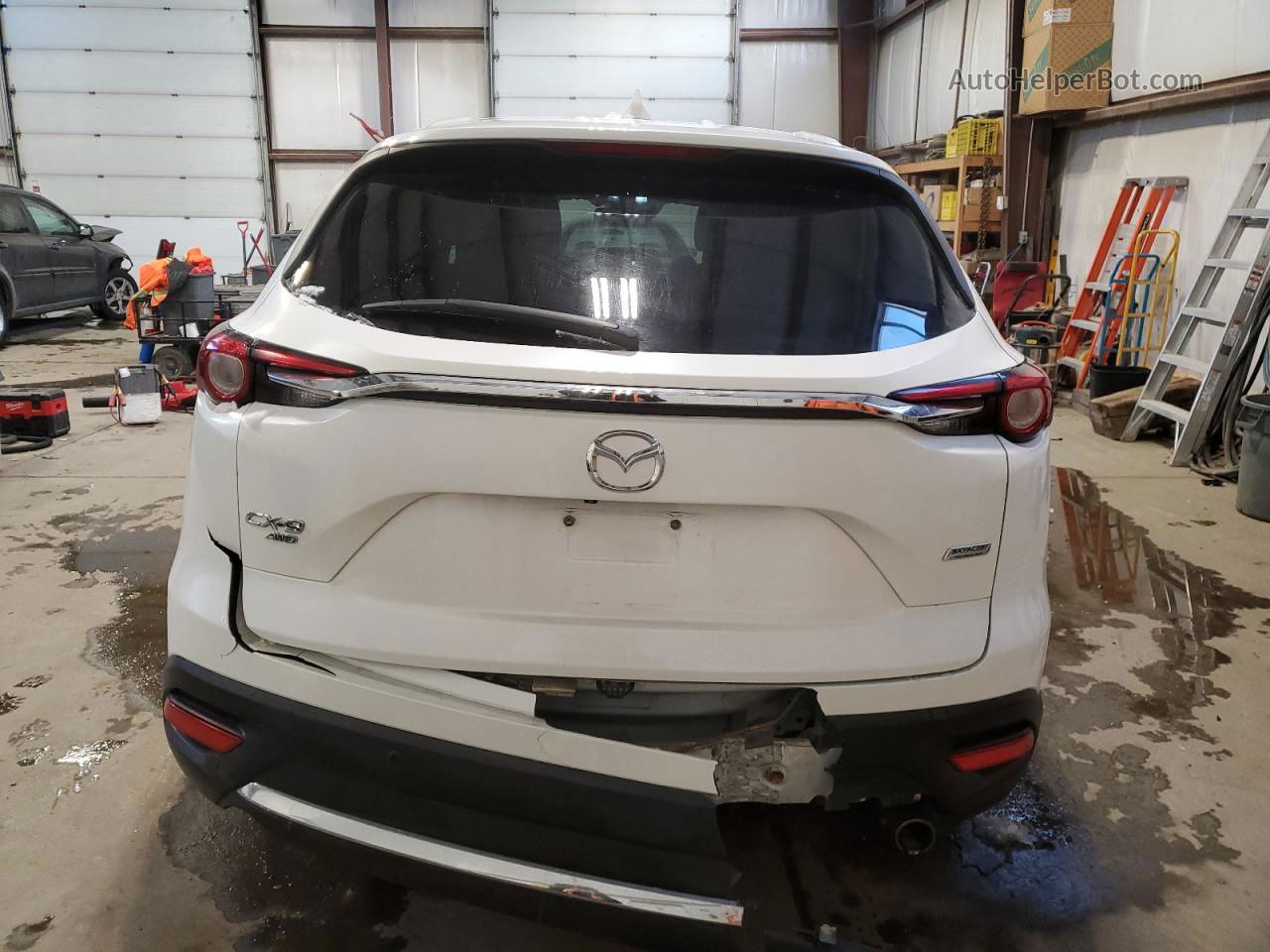 2018 Mazda Cx-9 Signature White vin: JM3TCBEY4J0229188