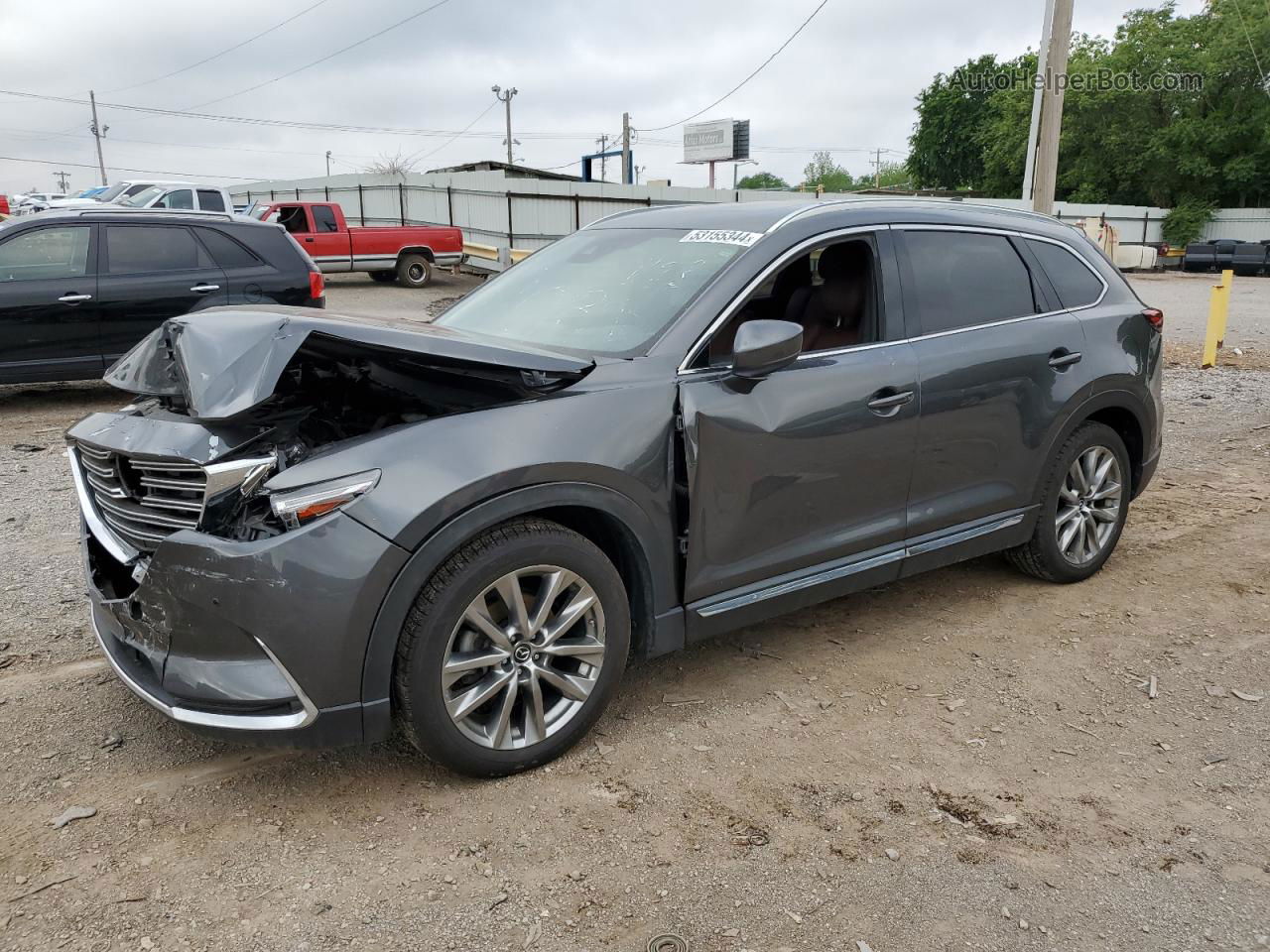 2018 Mazda Cx-9 Signature Gray vin: JM3TCBEY6J0211128