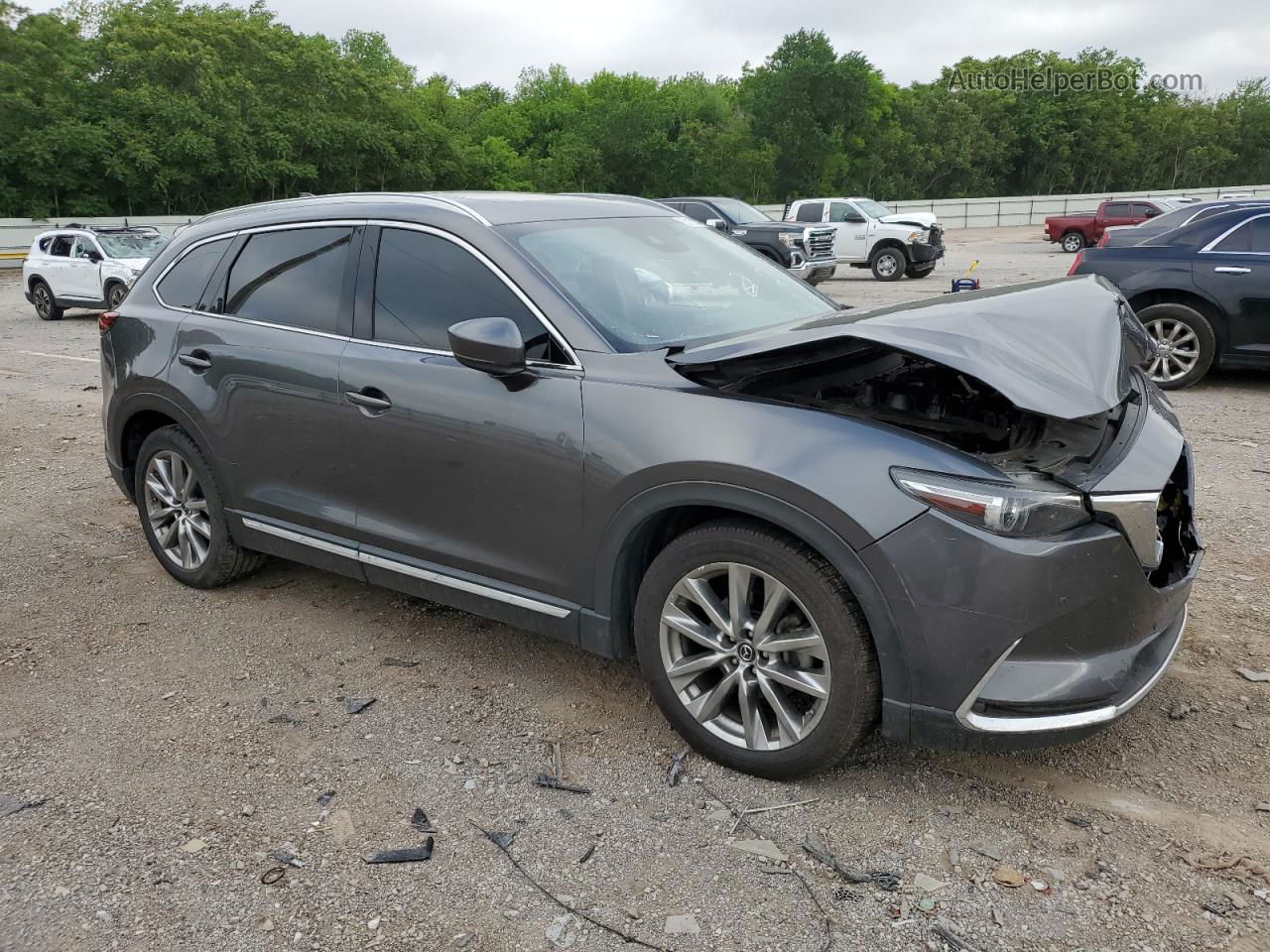 2018 Mazda Cx-9 Signature Серый vin: JM3TCBEY6J0211128