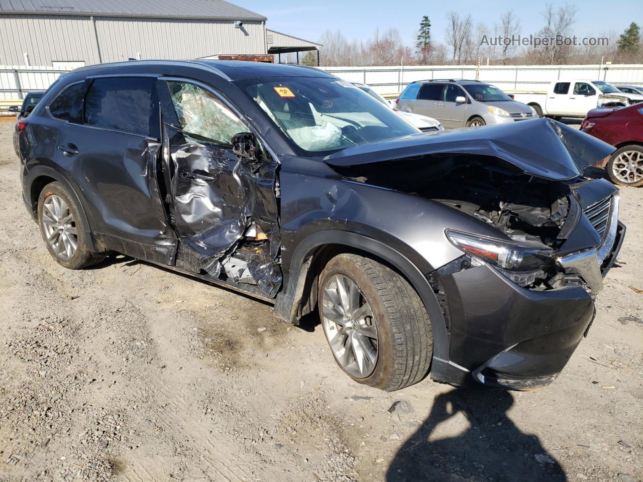 2018 Mazda Cx-9 Signature Gray vin: JM3TCBEY8J0214595