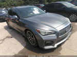 2015 Infiniti Q50 Hybrid Sport Gray vin: JN1AV7AP0FM790270