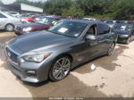 2015 Infiniti Q50 Hybrid Sport Gray vin: JN1AV7AP0FM790270