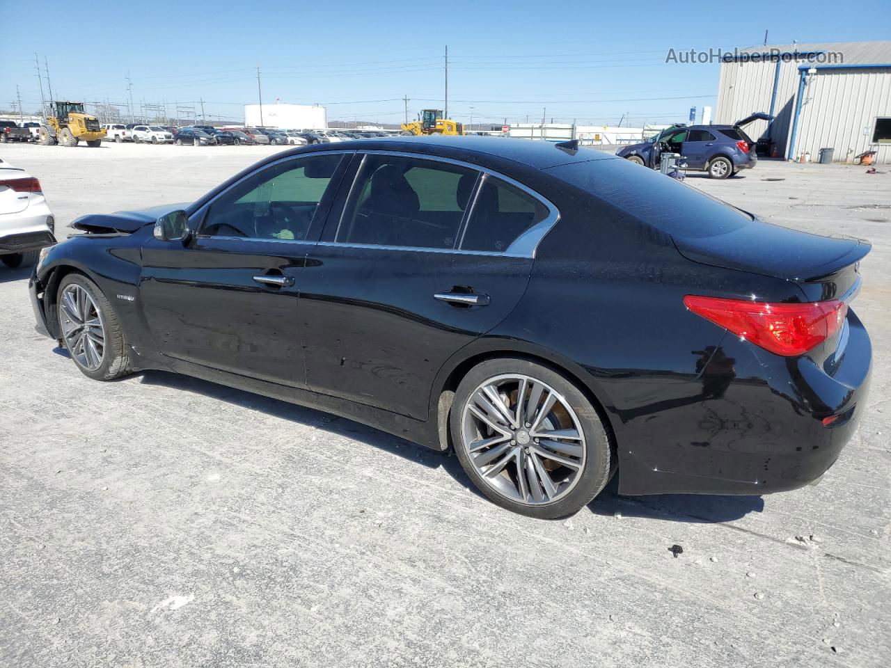 2014 Infiniti Q50 Hybrid Premium Black vin: JN1AV7AP2EM691979