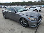 2014 Infiniti Q50 Hybrid Premium Серый vin: JN1AV7AP3EM691991