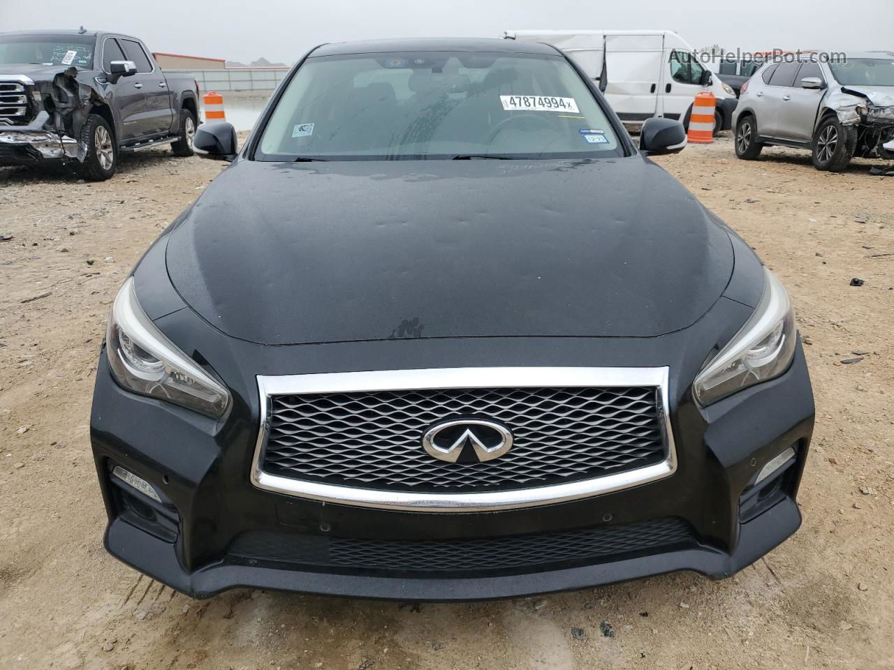 2014 Infiniti Q50 Hybrid Premium Black vin: JN1AV7AP3EM692123