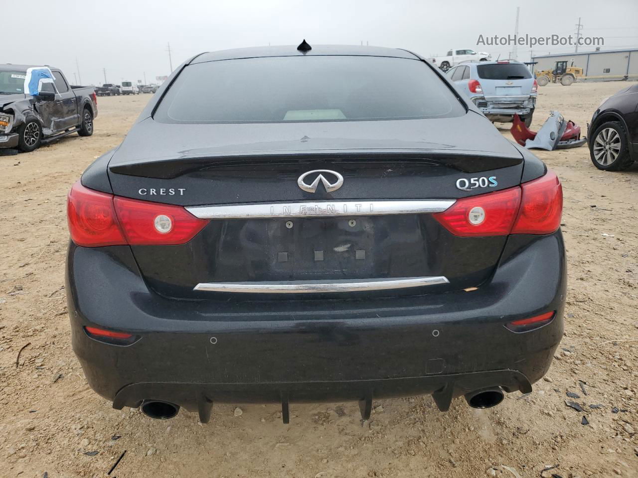 2014 Infiniti Q50 Hybrid Premium Black vin: JN1AV7AP3EM692123