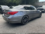 2014 Infiniti Q50   Gray vin: JN1AV7AP4EM690056