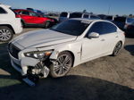 2014 Infiniti Q50 Hybrid Premium White vin: JN1AV7AP5EM690941