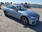 2015 Infiniti Q50 Hybrid Premium Blue vin: JN1AV7AP5FM790023