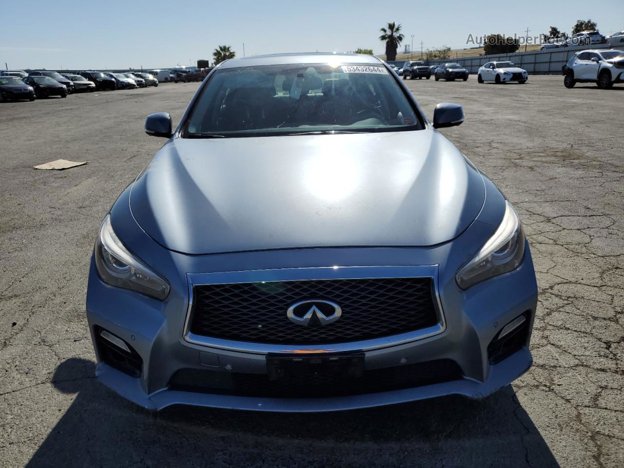 2015 Infiniti Q50 Hybrid Premium Blue vin: JN1AV7AP5FM790023