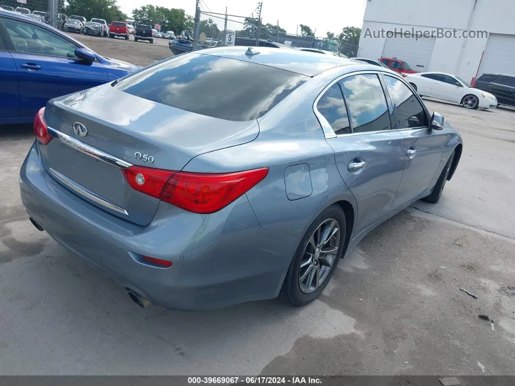 2015 Infiniti Q50 Hybrid Premium Blue vin: JN1AV7AP5FM790300