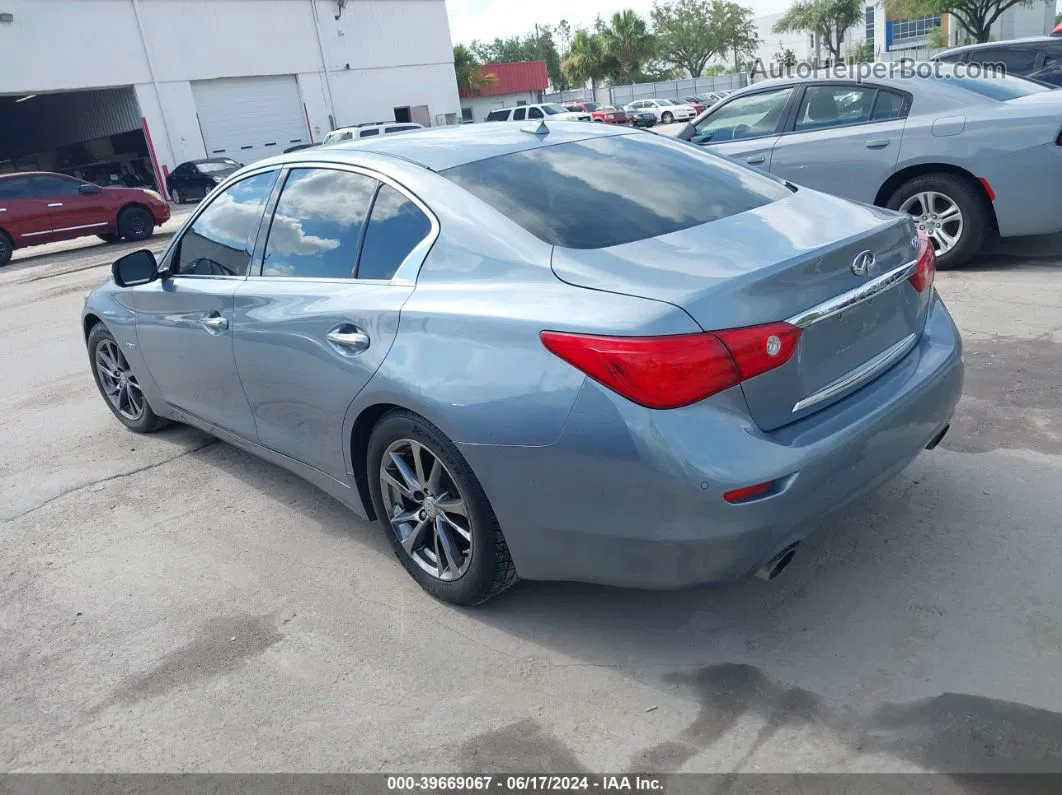 2015 Infiniti Q50 Hybrid Premium Blue vin: JN1AV7AP5FM790300