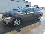 2014 Infiniti Q50 Hybrid Premium Brown vin: JN1AV7AP9EM691381