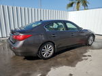 2014 Infiniti Q50 Hybrid Premium Brown vin: JN1AV7AP9EM691381