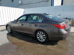 2014 Infiniti Q50 Hybrid Premium Brown vin: JN1AV7AP9EM691381