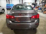 2014 Infiniti Q50 Hybrid Premium Brown vin: JN1AV7AR0EM700499