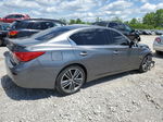 2014 Infiniti Q50 Hybrid Premium Gray vin: JN1AV7AR1EM700253