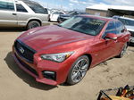 2015 Infiniti Q50 Hybrid Premium Maroon vin: JN1AV7AR6FM850196