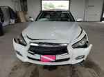 2014 Infiniti Q50 Hybrid Premium White vin: JN1AV7AR8EM700945